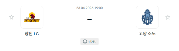 [대한민국 KBL] 4월23일 창원 LG 세이커스 vs 고양 소노 스카이거너스 분석 중계
