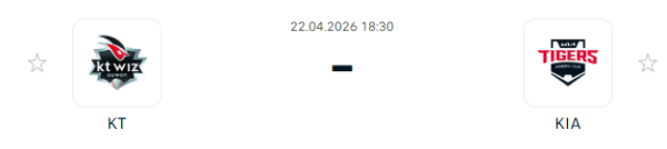 [대한민국 KBO] 2026년04월22일 kt wiz vs KIA 타이거즈 분석 중계
