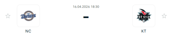 [대한민국 KBO] 2026년04월16일 NC 다이노스 vs kt wiz 분석 중계