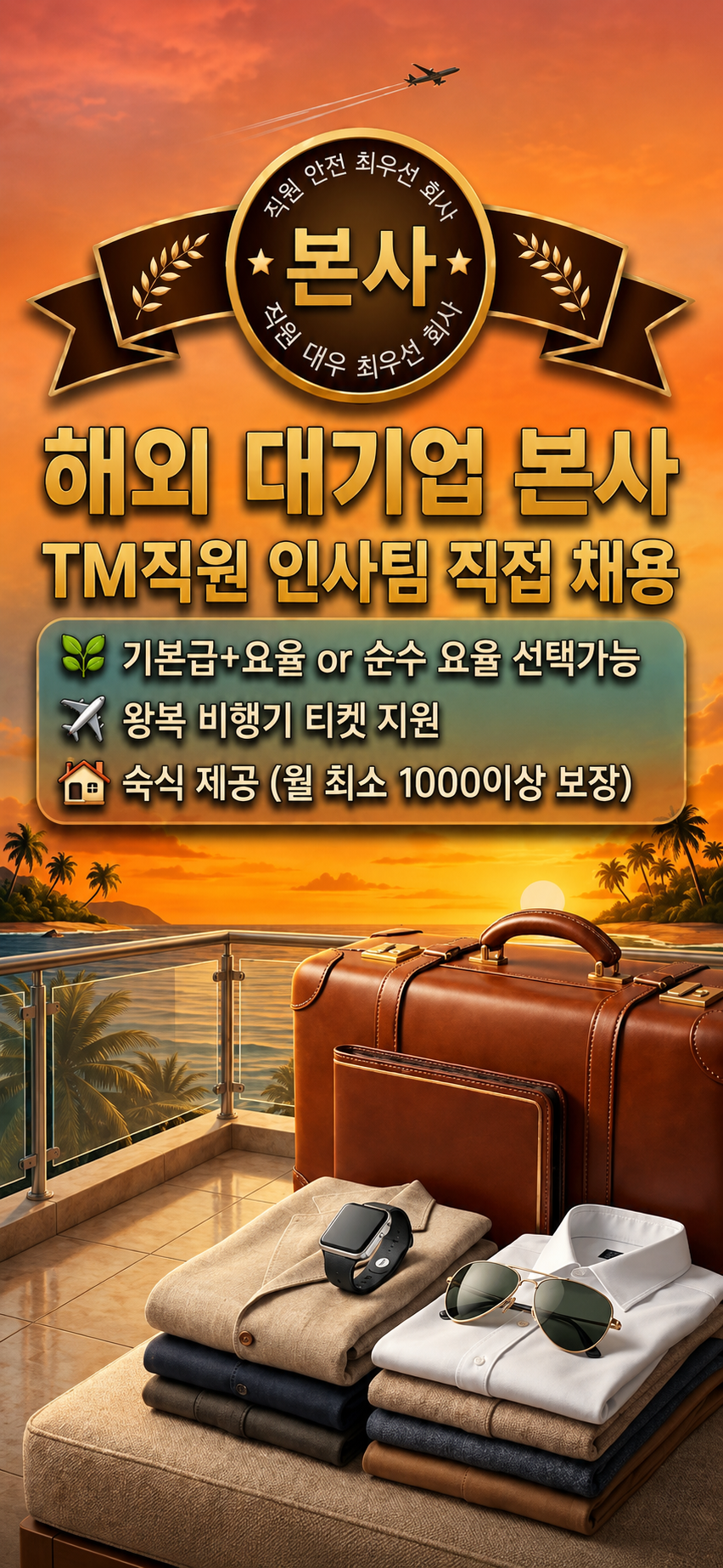 ✅️철통보안 위치!! 해외 대기업 TM 본사 직접구인 (업계 최고 인센)✈️
