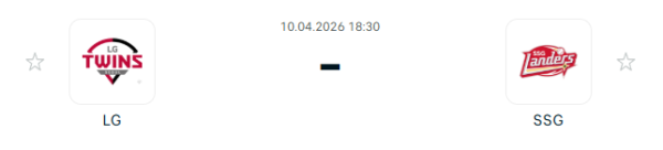 [대한민국 KBO] 2026년04월10일 LG 트윈스 vs SSG 랜더스 분석 중계