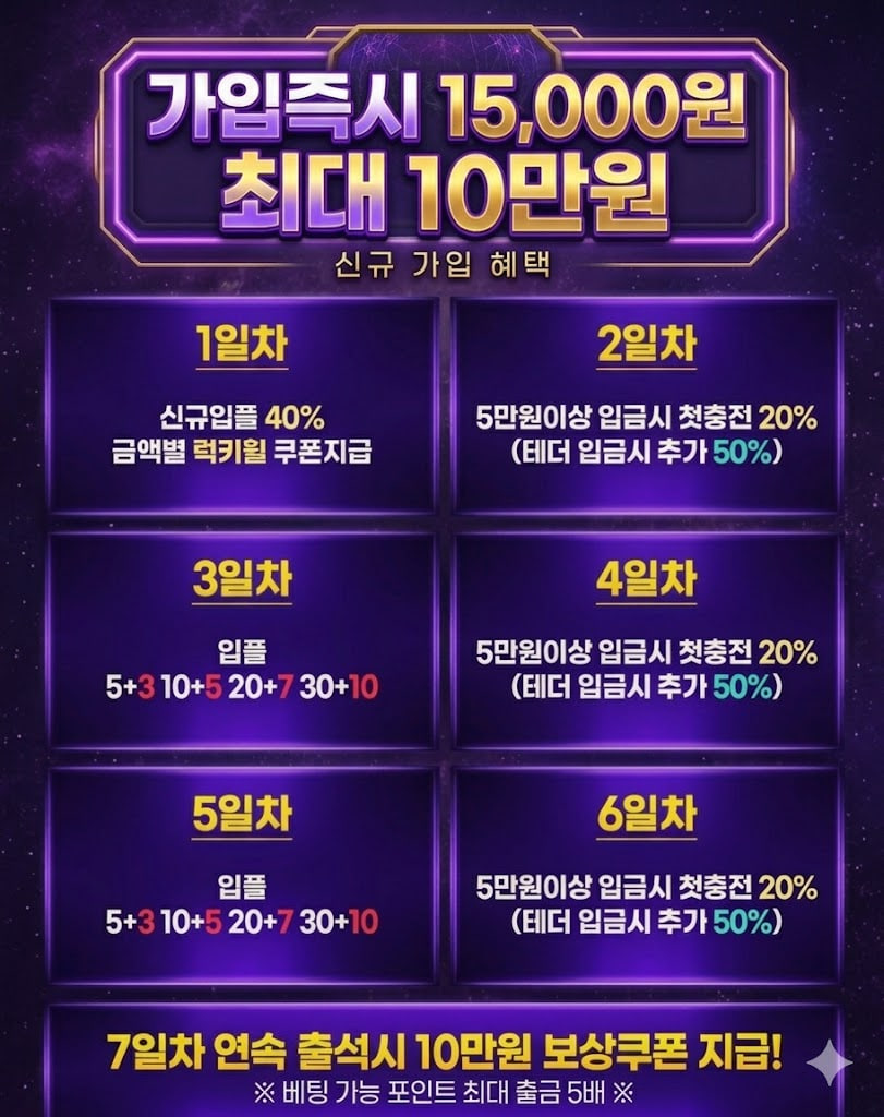 블랙승인⭐️⭐️  체험머니지급 ⭐️⭐️ 첫충40%+테더50%