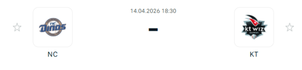 [대한민국 KBO] 2026년04월14일 NC 다이노스 vs kt wiz 분석 중계